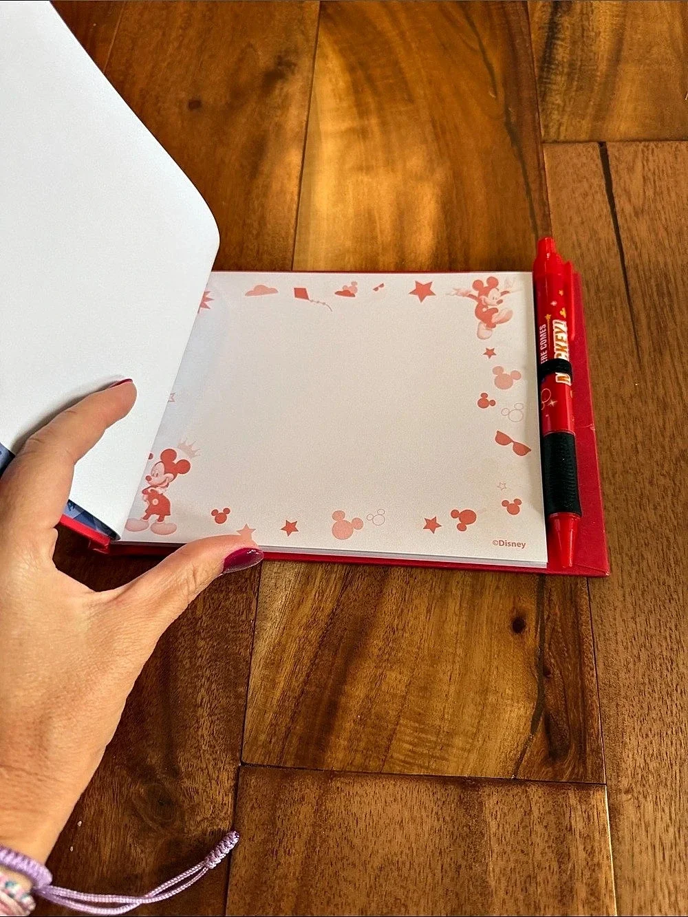 Disney Mickey Mouse Write-and-Wipe Activity Book Red & Blue